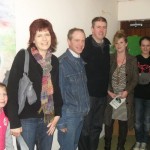 Helen Curtin and her daughter, Patrick Higgins, Dan Curtin and Jean McCormack and her son