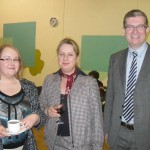 Claire O'Connor Chairperson IOFGA, Gillian Westwood General Manager of IOFGA and Brendan Burke Principal Hazelwood College.