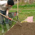 Peter at work for the open day March 2004