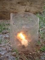 Soil Warming with Bees Wax candle 